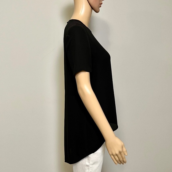 BCBG MaxAzria Nalia Split-back High-low Top, Size XS - Picture 3 of 12